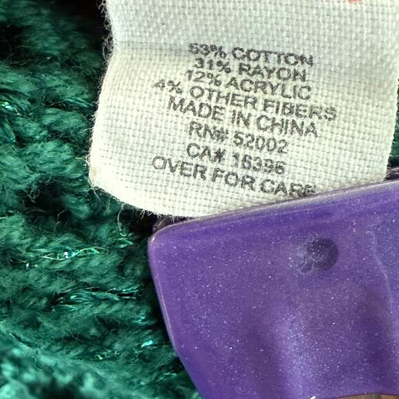 Vintage Y2k Collared Cardigan Sweater Whimsigoth Fairy Grunge Whimsy Twee M - Picture 8 of 11